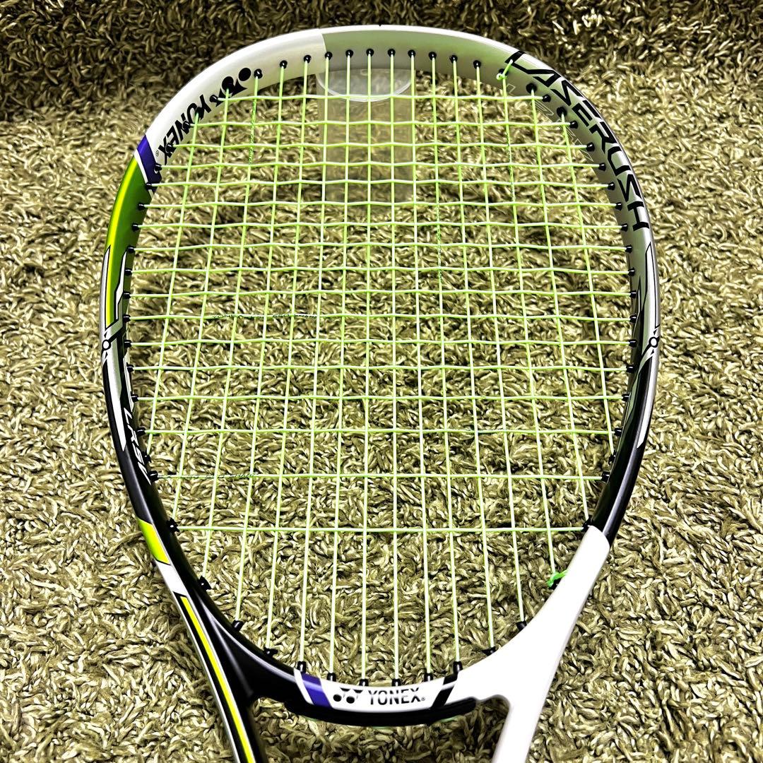 極美品　YONEX LASERUSH 5V 軟式ラケット　UXL1 ライム