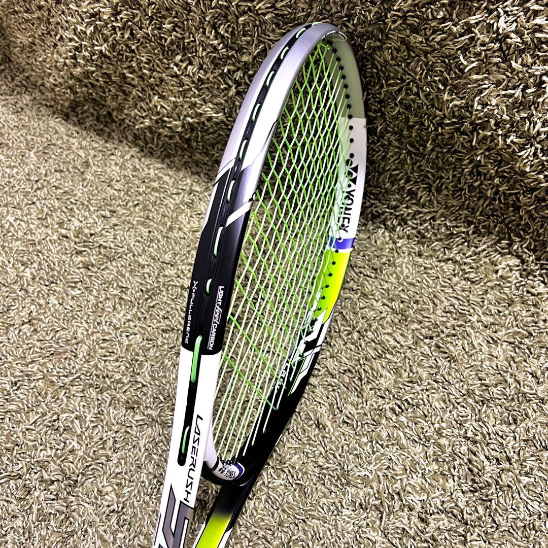 極美品　YONEX LASERUSH 5V 軟式ラケット　UXL1 ライム