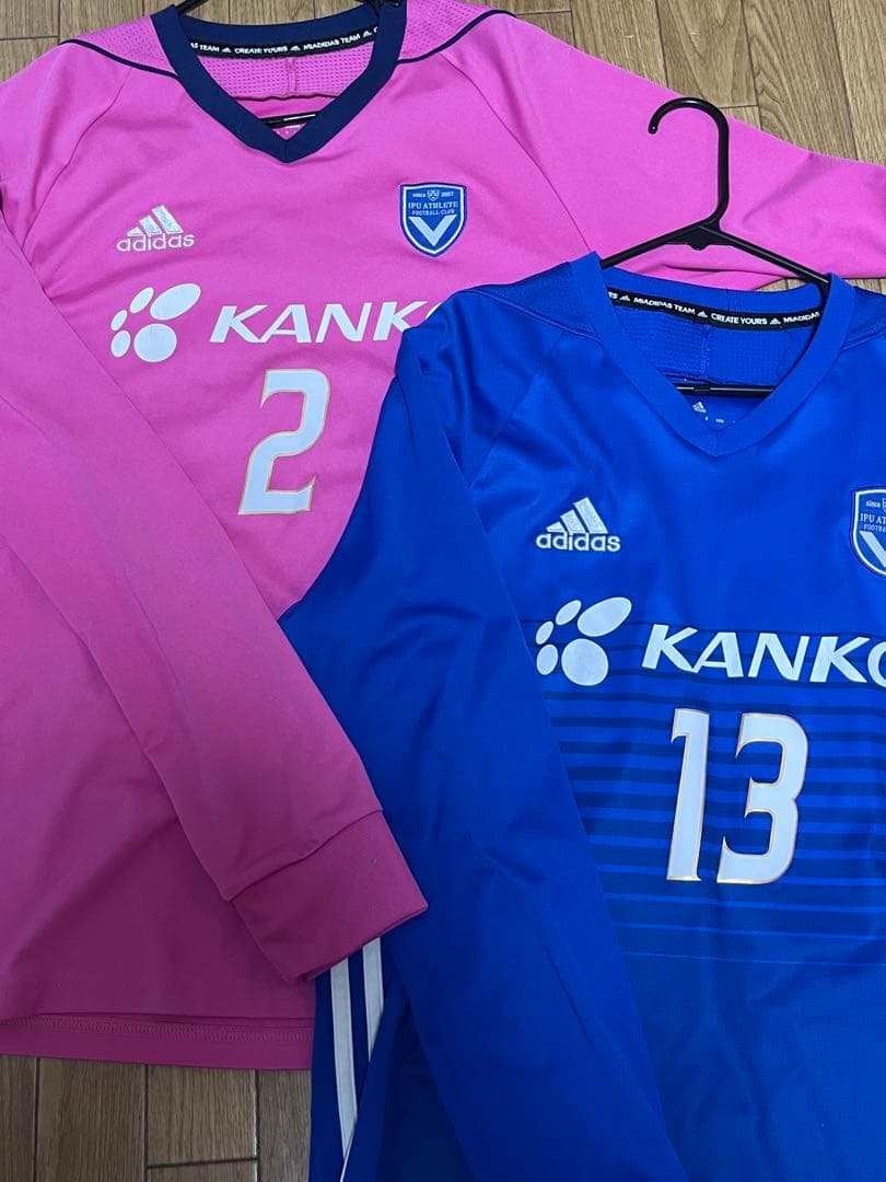 IPUサッカー部 ユニフォーム 長袖 上下セット / adidas※別売り相談可