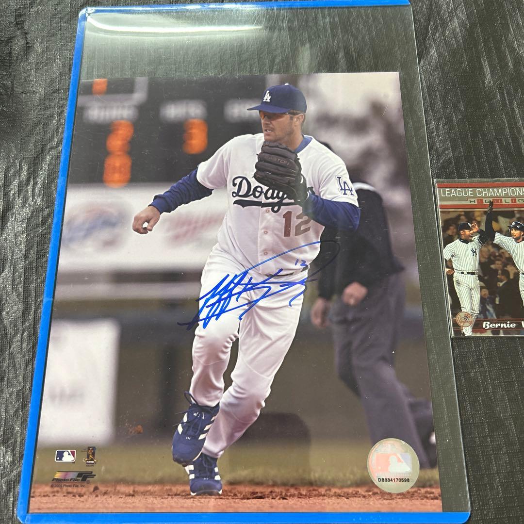 MLB  ジェフ　ケント　直筆サイン入りフォト　ロスアンゼルスドジャース