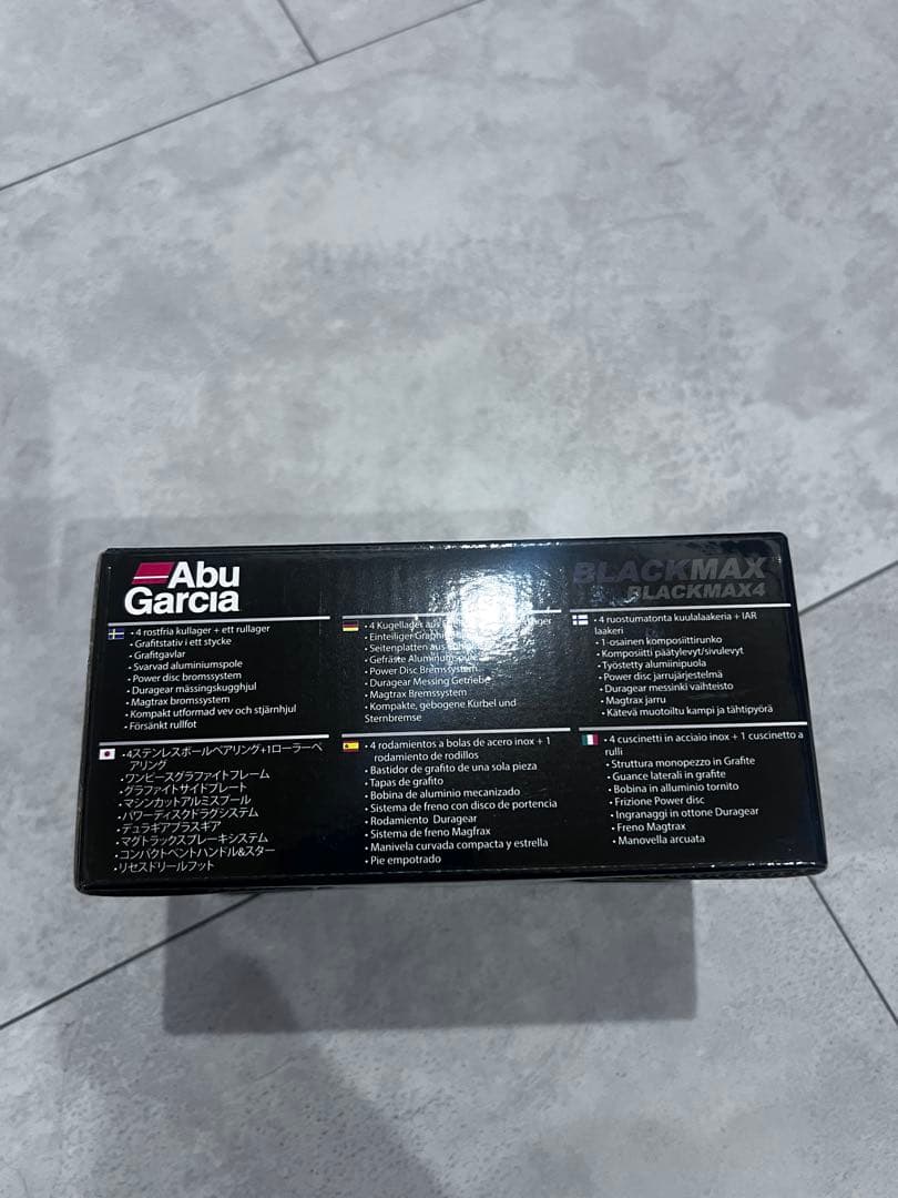 AbuGarcla Black Max ベイトリール　右巻き