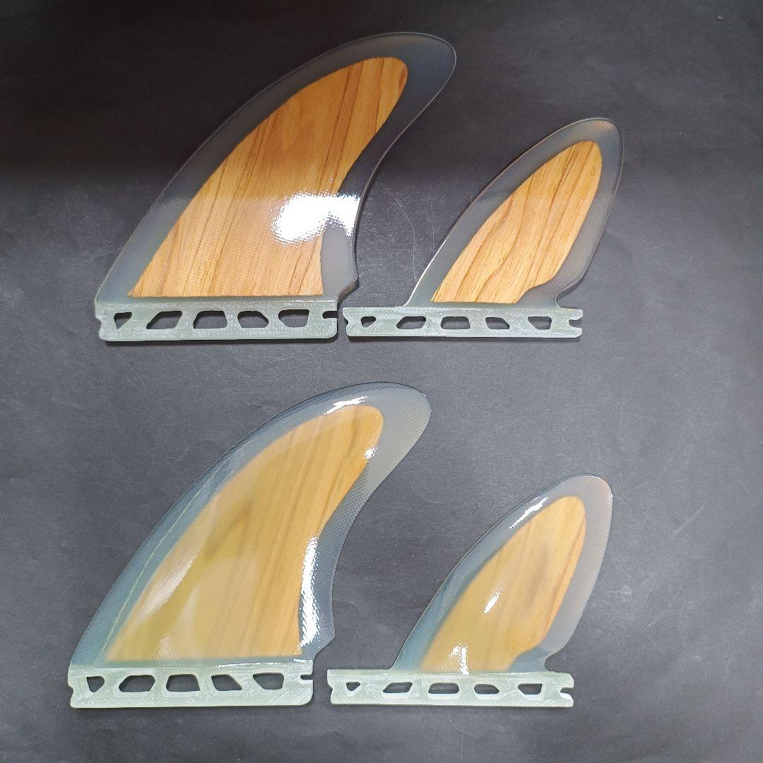 フューチャーフィン対応　ウッドコア　クワッドフィン　ナチュラルウッド