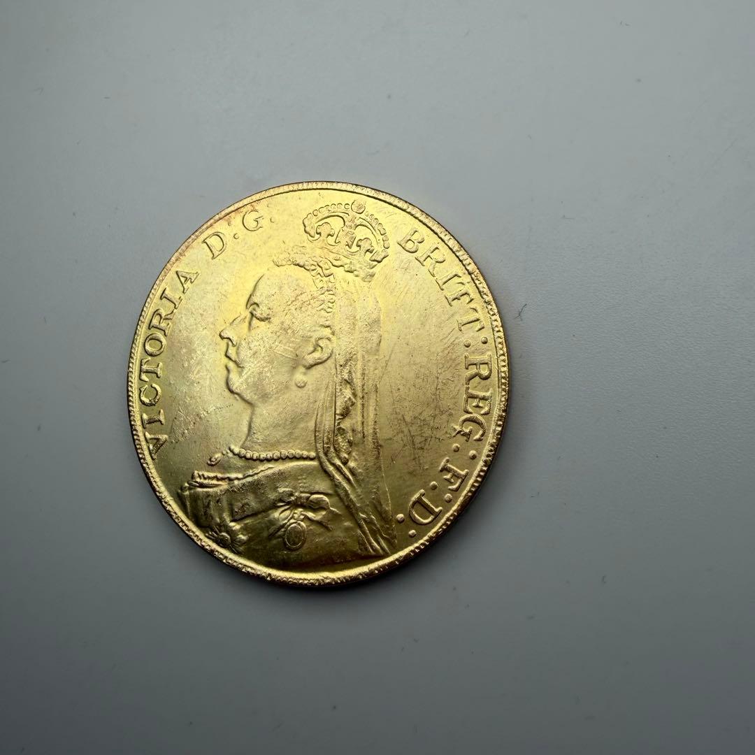 古銭　イギリス　女王