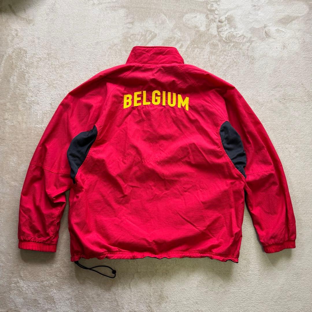 NIKE 90s ベルギー代表　ハーフジップ　ナイロンジャケット　リバーシブル