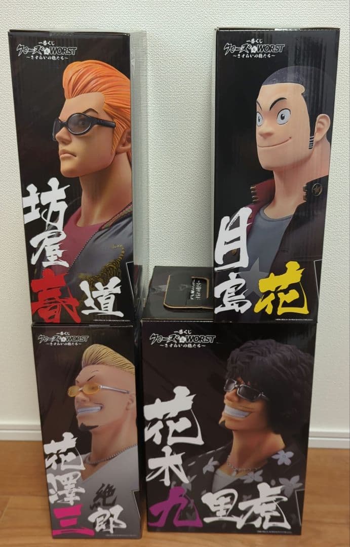 一番くじ クローズ 　さすらいの鴉たち D ラスト　コンプリート フィギュア