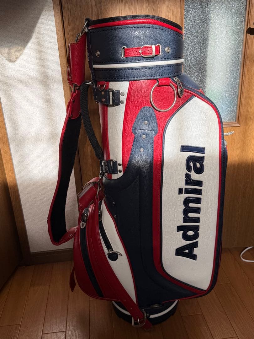 Admiral キャディバッグ レッド