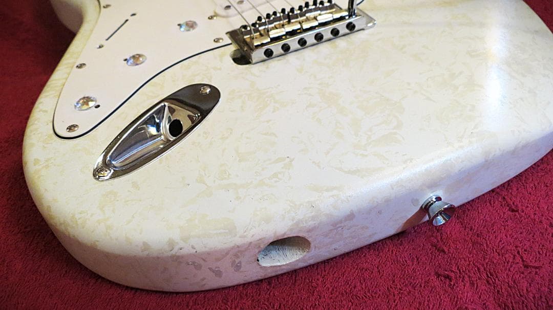 ST　リバース右用　ラッカーオリジナル塗装　アルニコPU　ウィルキンソンBr