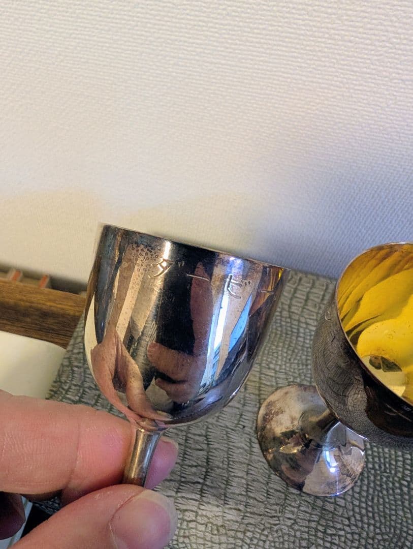 純銀　第17回日本ダービー　優駿記念　クモノハナ　銀杯　競馬グッズ　アンティーク