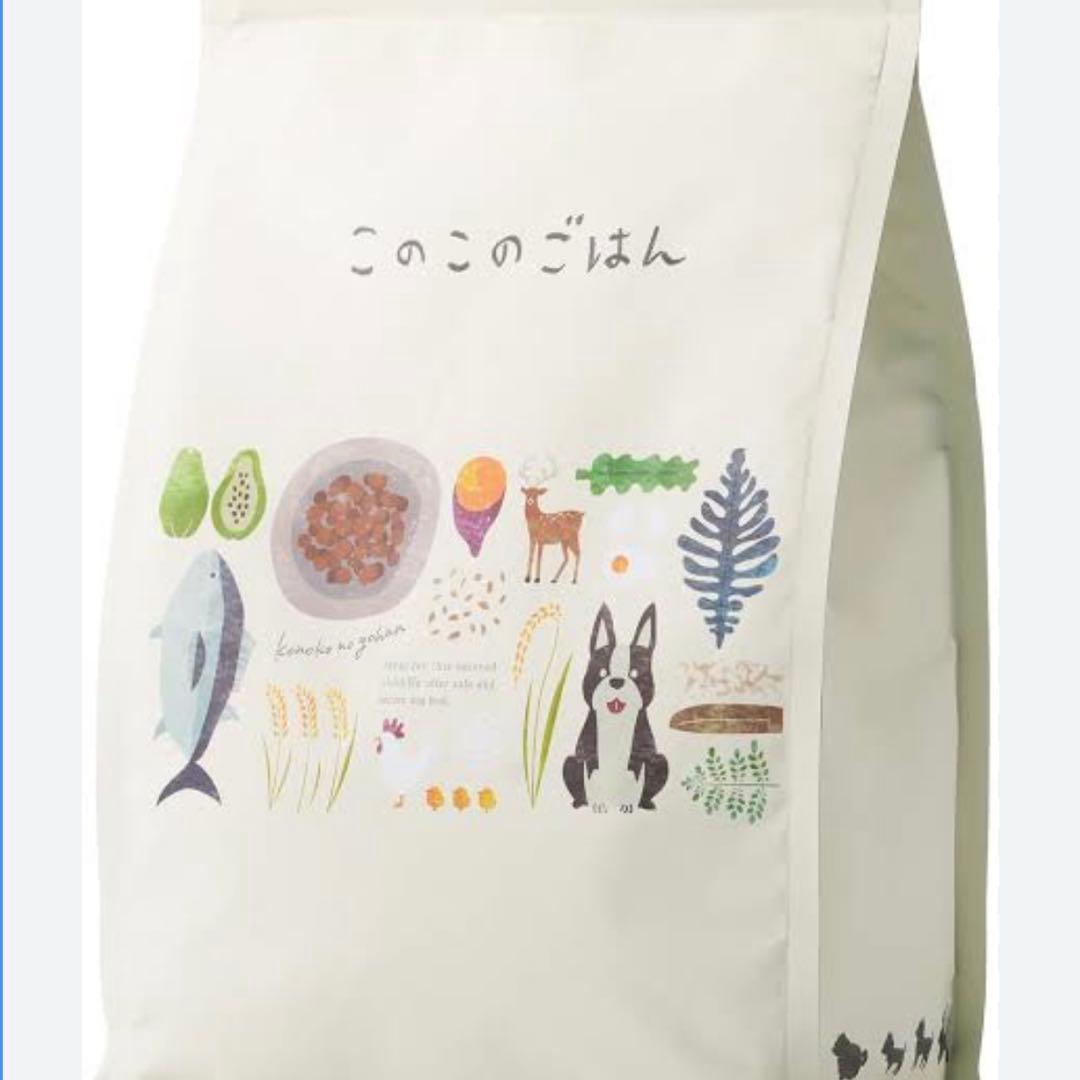 このこのごはん ドライフード 1kg 6袋