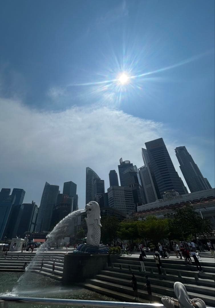 ご確認用　太陽きらきら　シンガポール マーライオン
