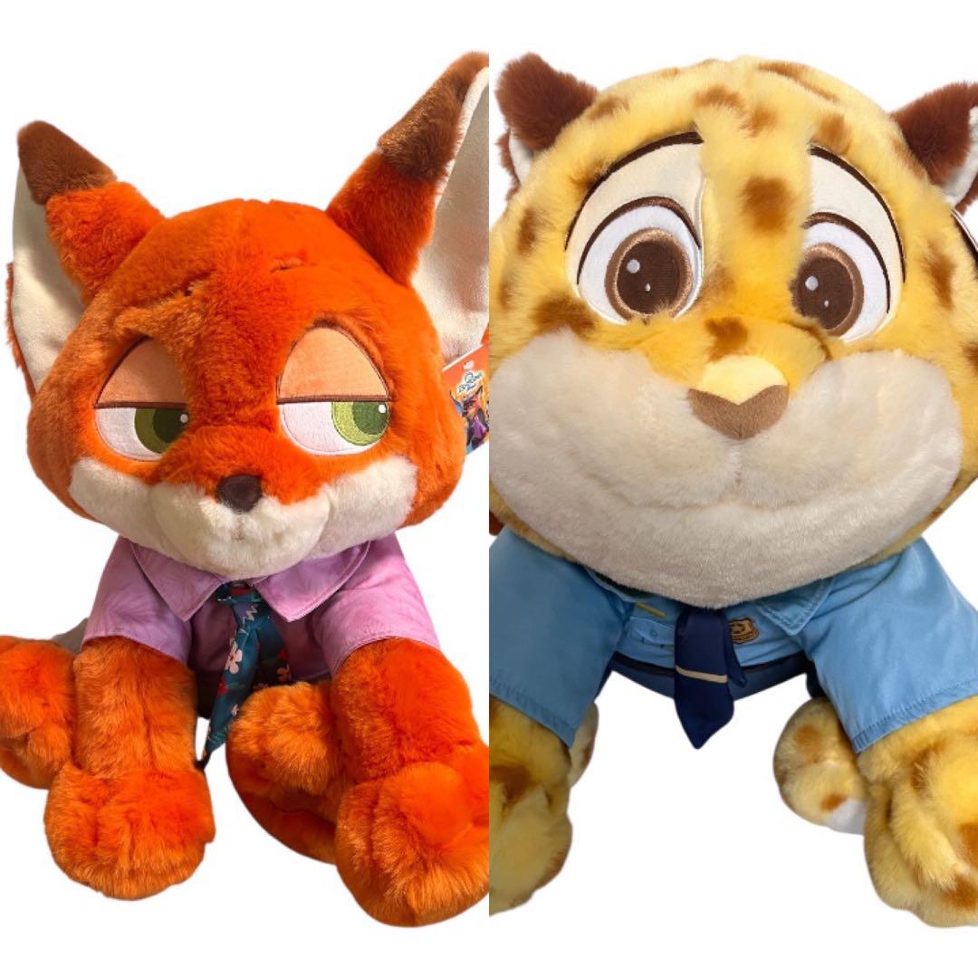 コストコ ズートピア2 ニック・ワイルド クロウハウザー ぬいぐるみブランケット