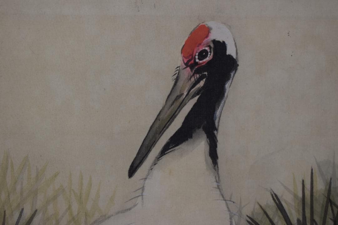 雲僊/鶴亀之図/双幅/掛軸☆宝船☆Z-282