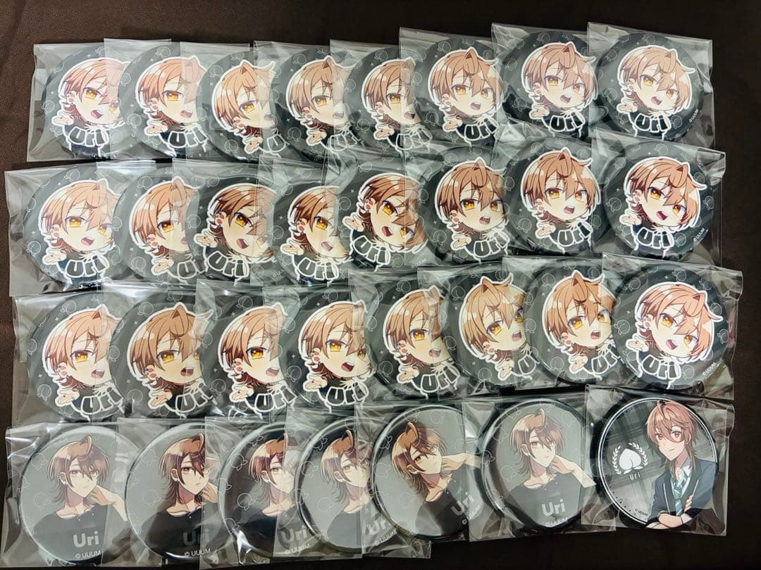 【土日限定値下げ‼️】カラフルピーチ うり 缶バッジ