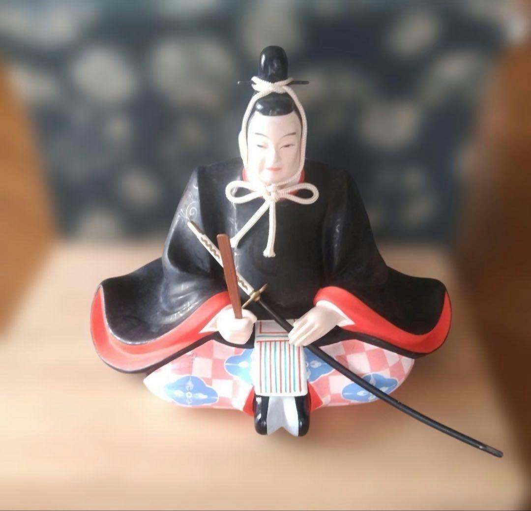 仙台藩　伊達政宗坐像　堤人形