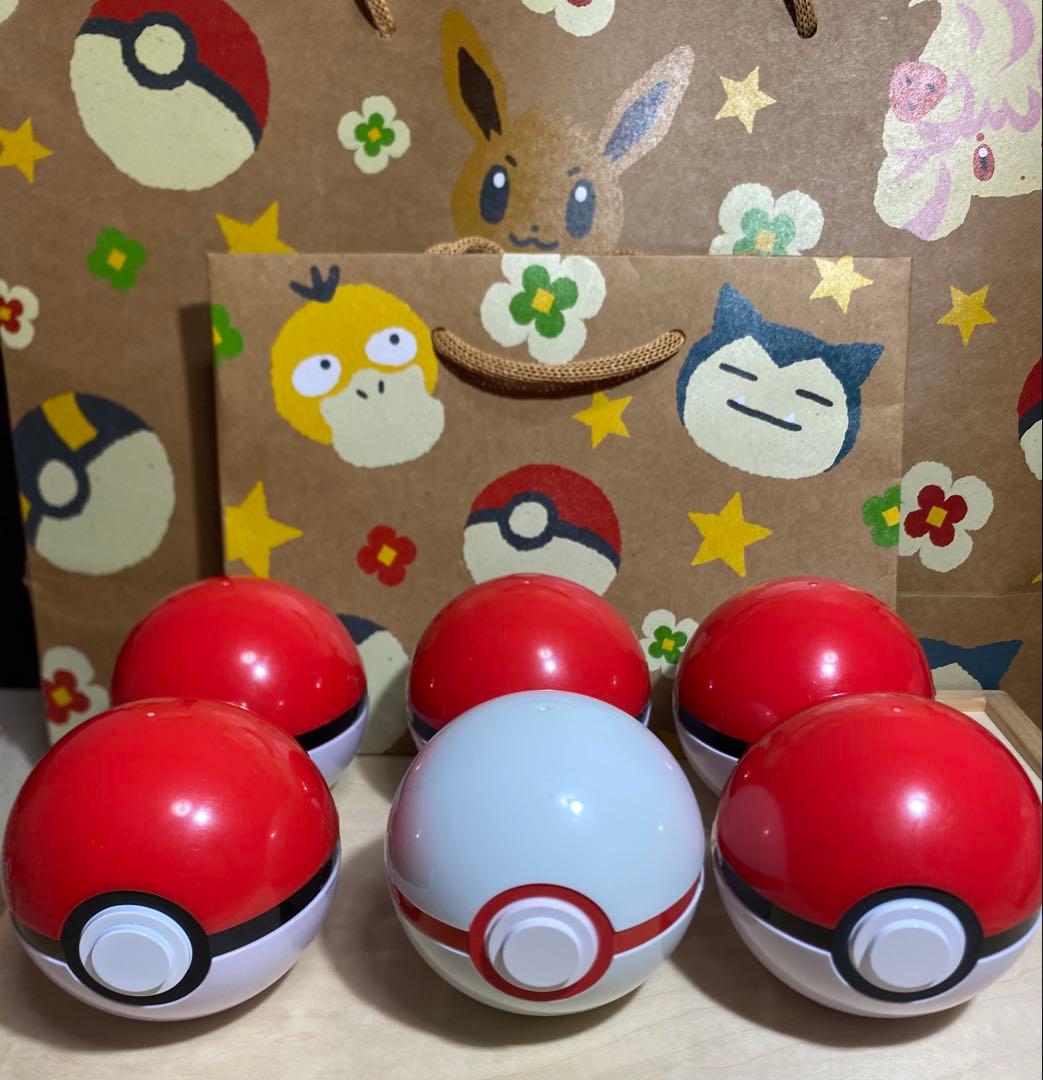 【新品未開封】ポケパークカントー　ピンバッチ未開封5個+プレミアボール