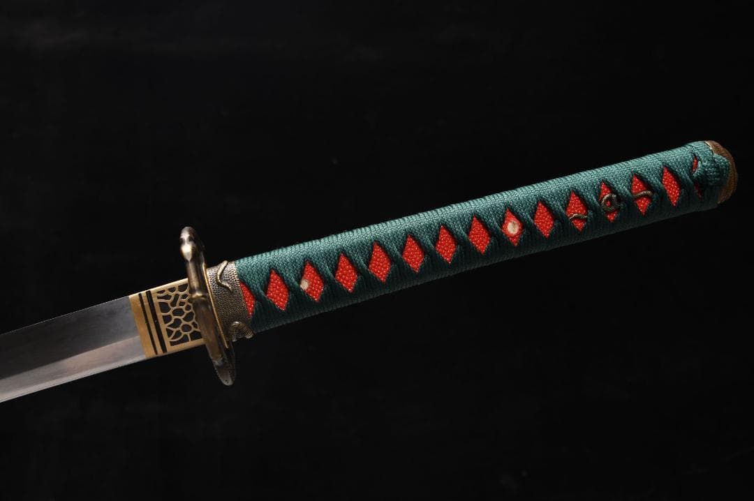 竹の葉青打刀 日本刀 模造刀 居合刀 武士道 武蔵 鑑賞用 手鍛造打