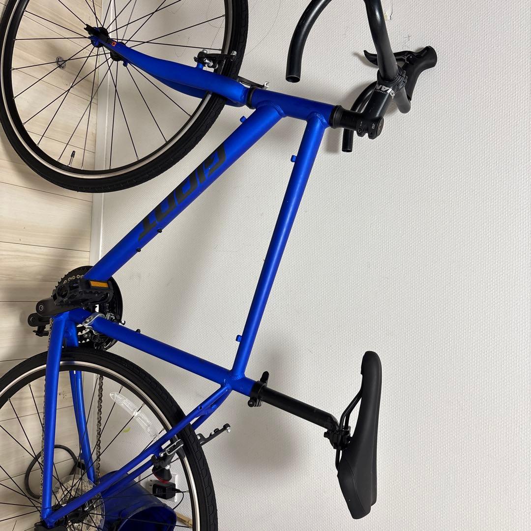 青 アルミフレーム スポーツバイク