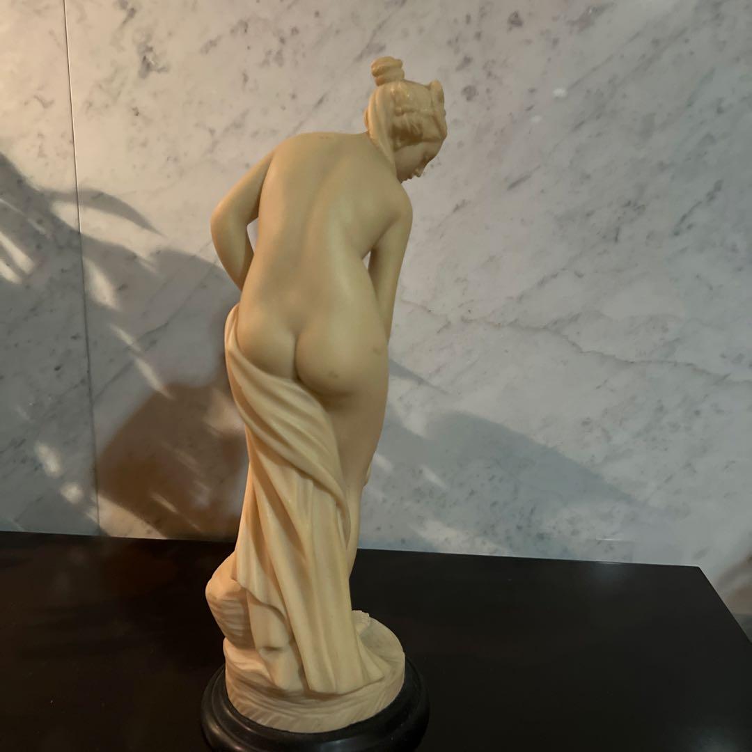 クラシック女性像 マーブル彫刻 約30cm