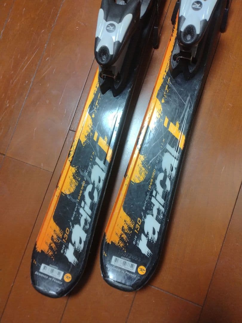 【ROSSIGNOL☆】130cm　スキー板セット♪　送料無料！