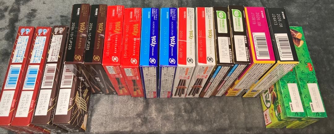 詰め合わせ　大量お菓子セット！②ポッキー、ブラックサンダー、紗々、ラスク、他