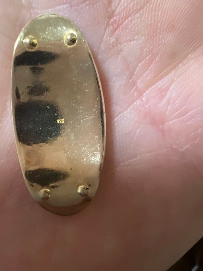 リーフレック33ミリ　ソリッドシルバー×ゴールドプレート