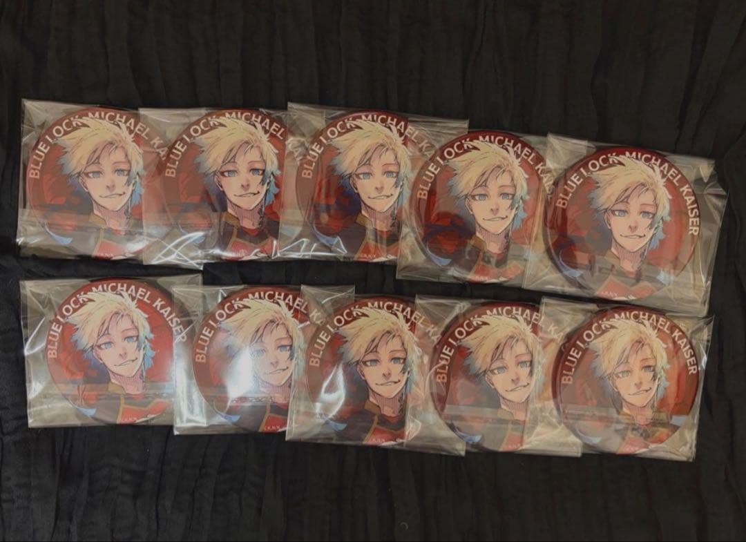 本日のみのお値段　ブルーロック 伊勢丹 ミヒャエル・カイザー 缶バッジ