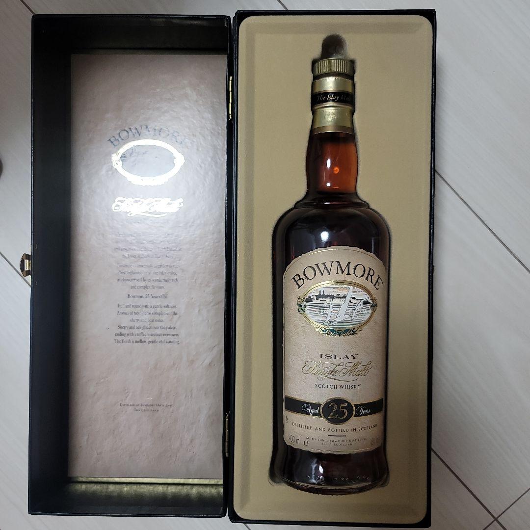 BOWMORE 25年 スコッチウイスキー ギフトボックス付き
