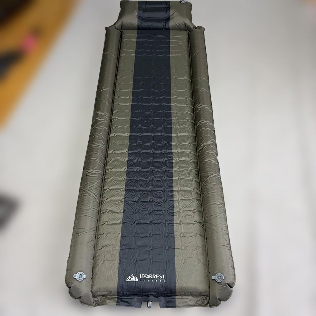 IFORREST 包みこむキャンプマット　インフレーターマットアーミーグリーン