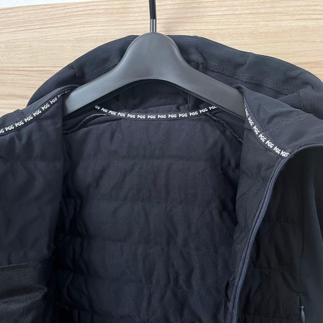 新品★84,700円 PGG パーリーゲイツ 中綿セットアップ 黒系ネイビーＳM