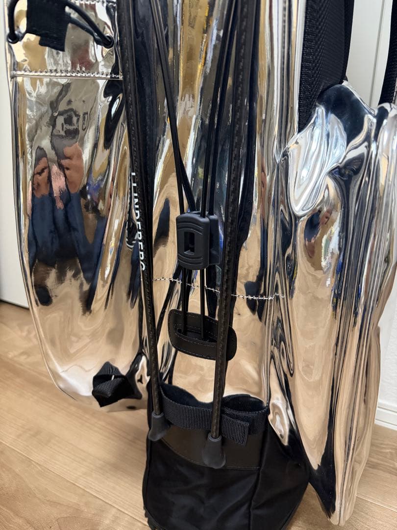 新品未使用品J.LINDEBERG シルバー キャディバッグ VESSELコラボ