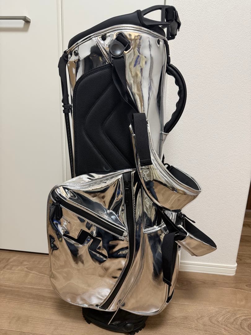 新品未使用品J.LINDEBERG シルバー キャディバッグ VESSELコラボ