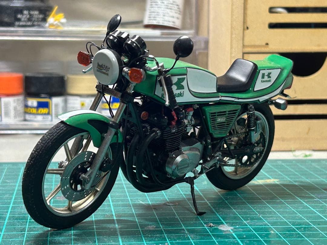 アオシマ Z400FX セレクト　カフェスタイルカスタム完成品