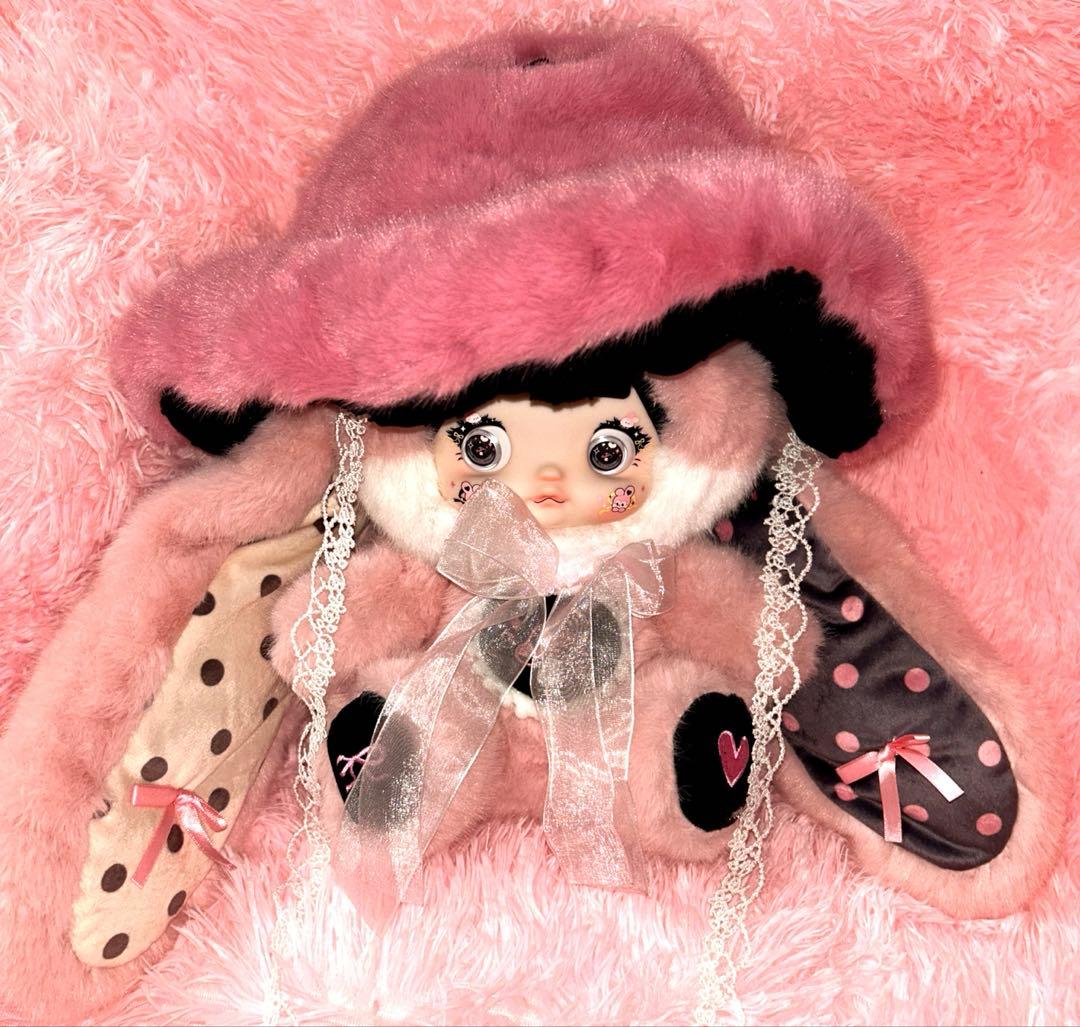 【Nommi】森のきのこ ピンク400% マッシュルームキャップ