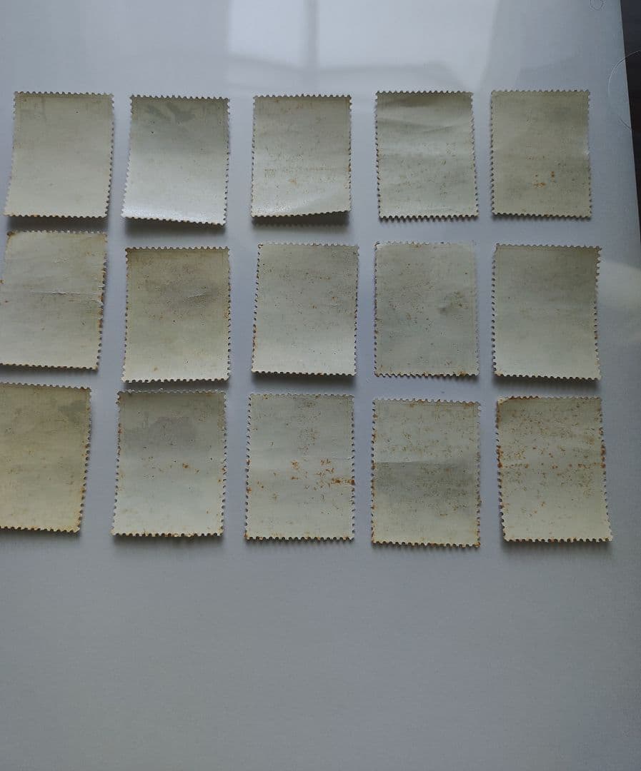 中国切手　牡丹　１５枚セット　未使用品