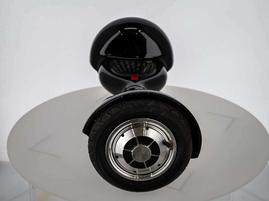 黒の電動セグウェイ オフロード対応の大径ホイール