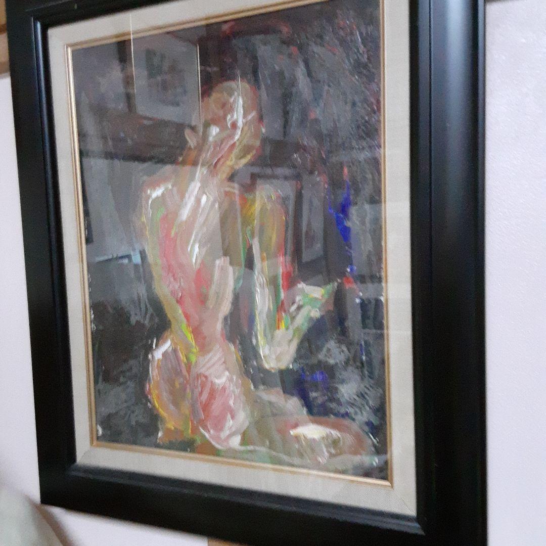 鈴木青太郎画伯　油彩画