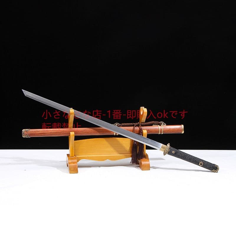 素装純銅魚皮柄唐横刀酸枝木金 古兵器 武具 刀装具 日本刀 模造刀 居合刀