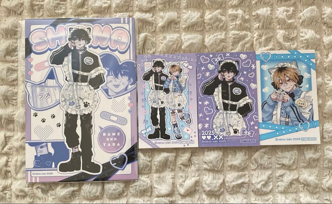 ダメ男とヤバ男　メディコス　アクリルスタンド　缶バッジ　ポストカード　購入特典