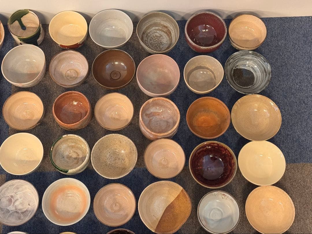 茶碗 抹茶碗 数茶碗 まとめて 60点 茶道具 箱無し 陶器 色絵 いろいろ