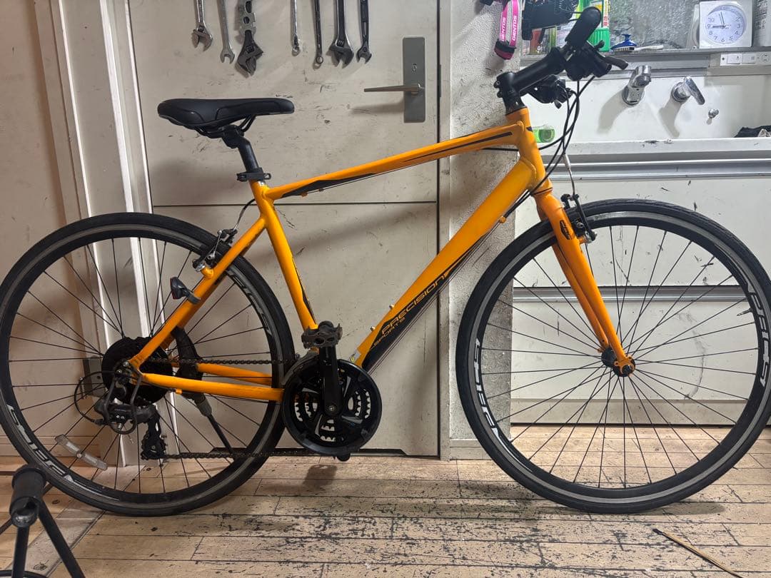 Precision sportsクロスバイク オレンジ 700C