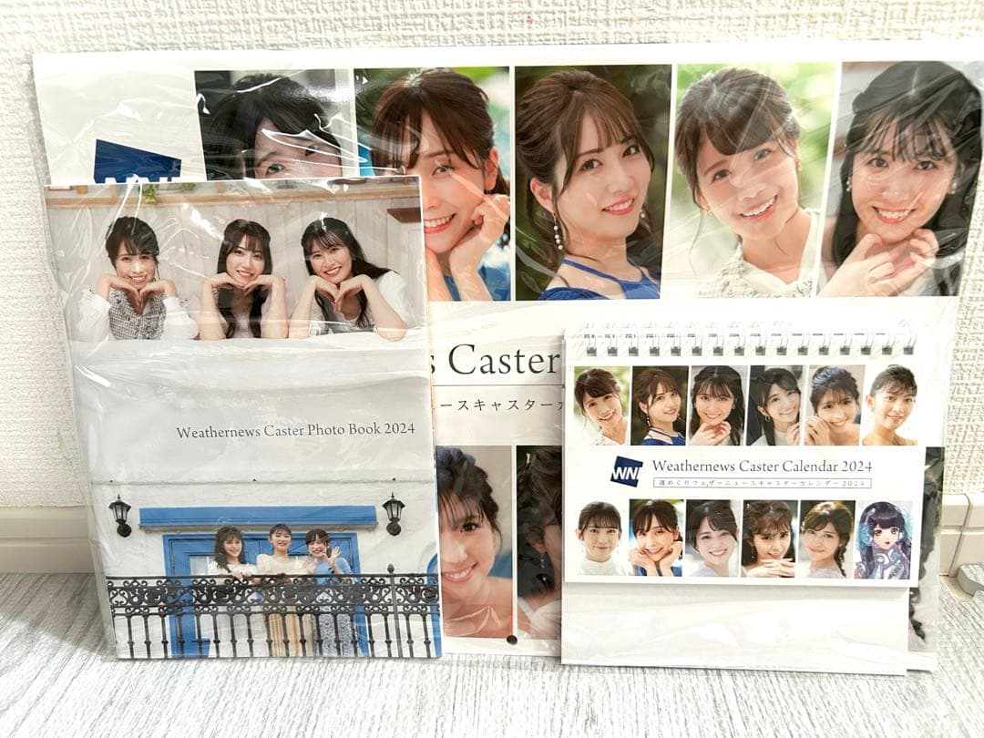 ｗｅａｔｈｅｒｎｅwｓ カレンダーフォトブックセット　ニュースキャスター　卓上