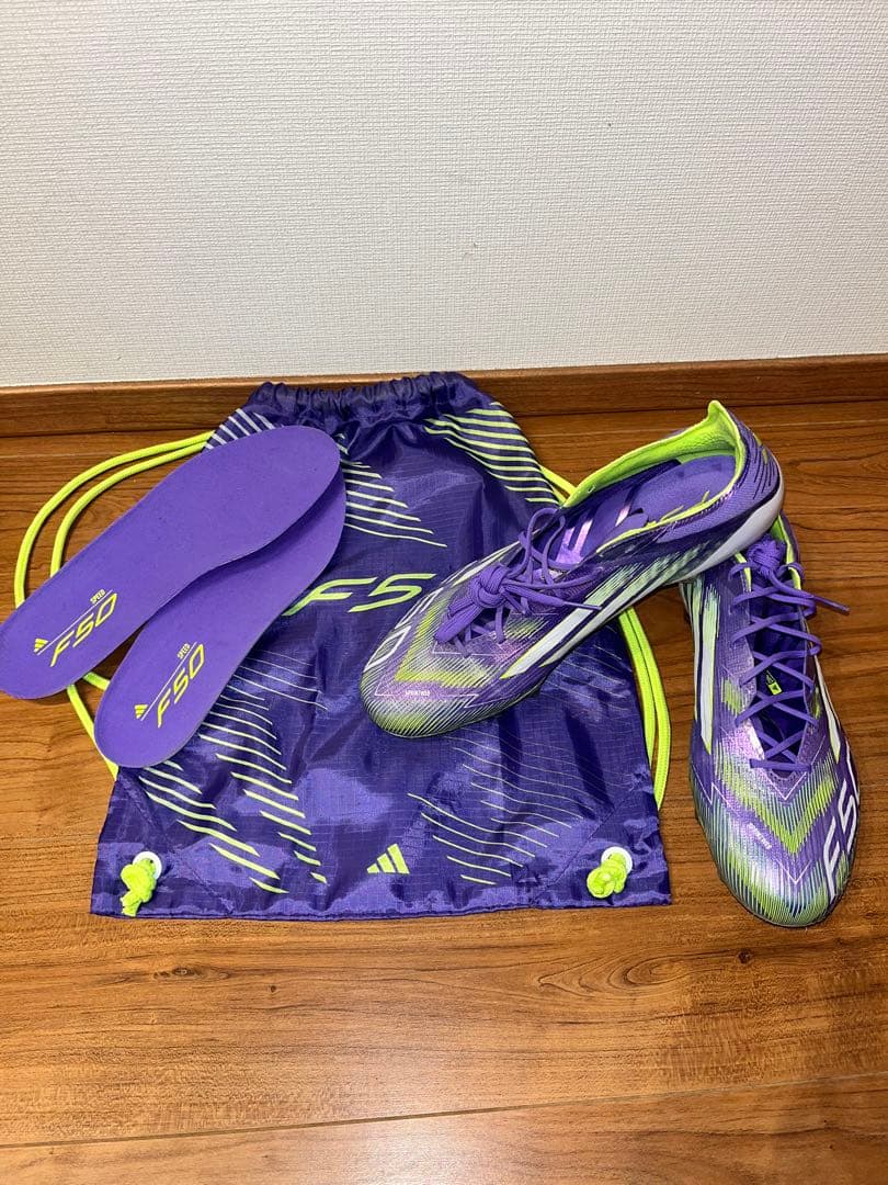 adidas F50 サッカースパイク 27cm 付属品あり 久保建英モデル