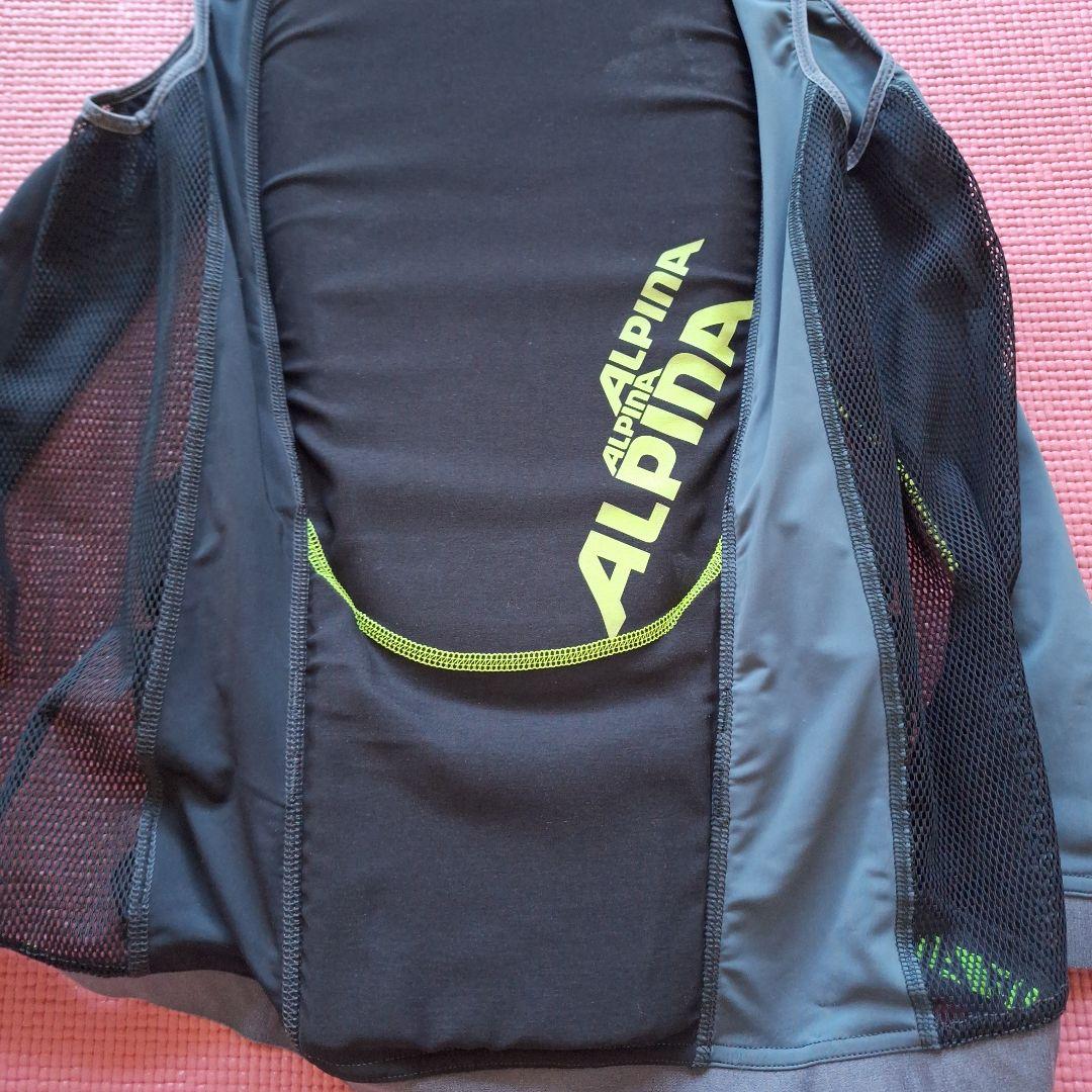 ALPINA メッシュフルジッパーベスト 152/158 ブラック