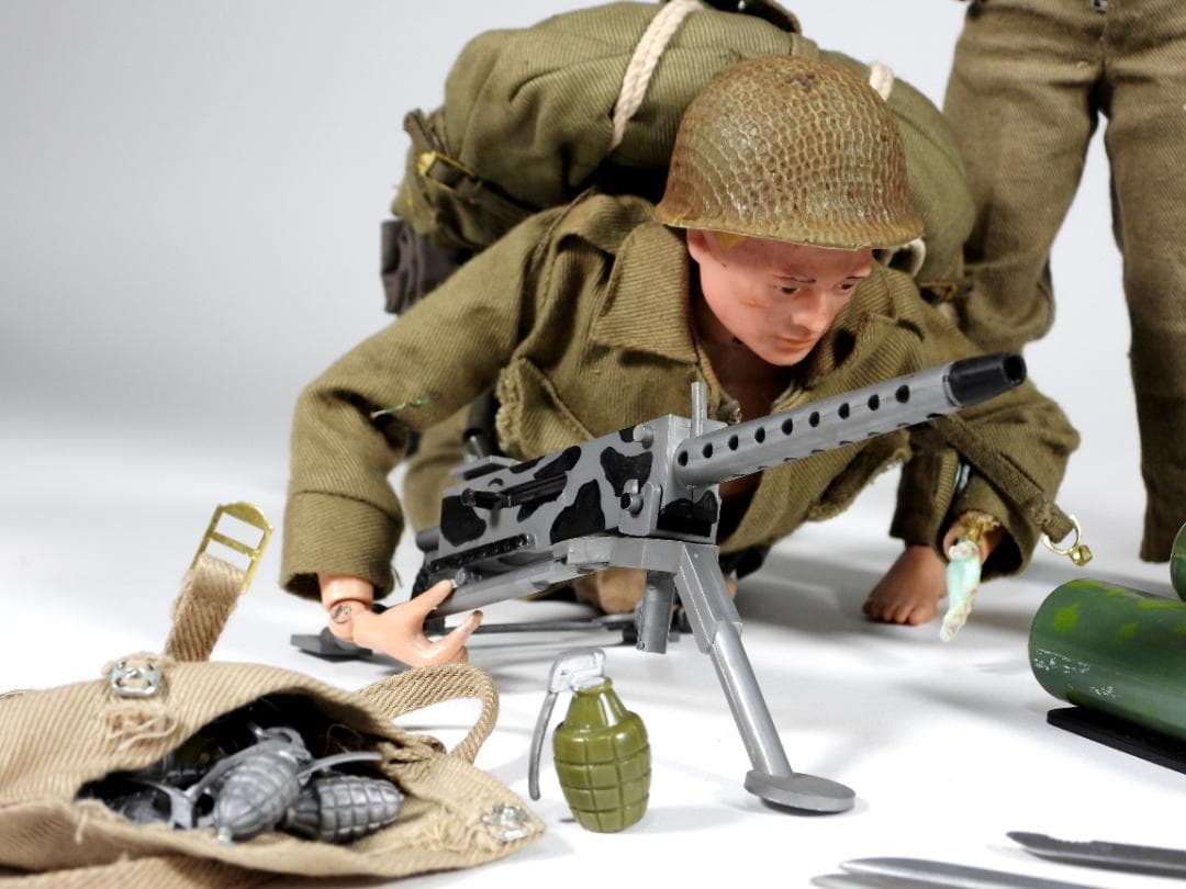 当時物1960年代 タカラコンバットジョーCOMBATJOE 3体セットおもちゃ