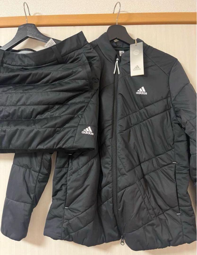 新品　L アディダス　adidas　ゴルフ　秋冬物ジャケット&スカート　森田遥