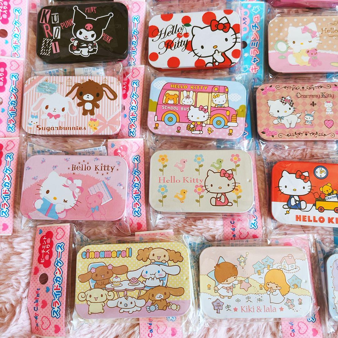 希少激レア　サンリオ　歴代　キャラミンチュ　スライド缶　2007 平成レトロ