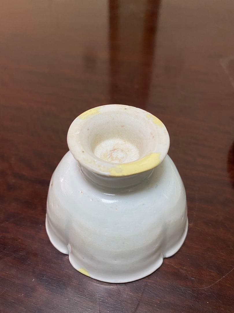 中国　宋　湖田窯　青白磁　盃　盃台