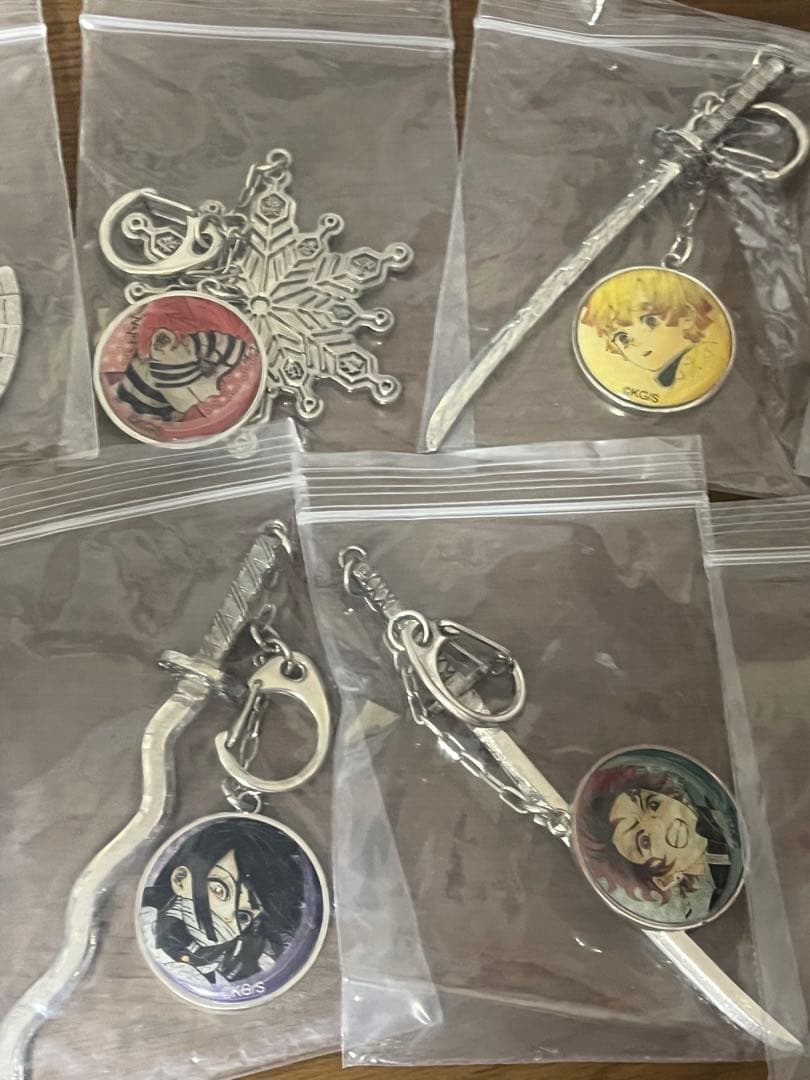 鬼滅の刃 コレクションチャーム ビッグ 日輪刀 メタルチャーム セット