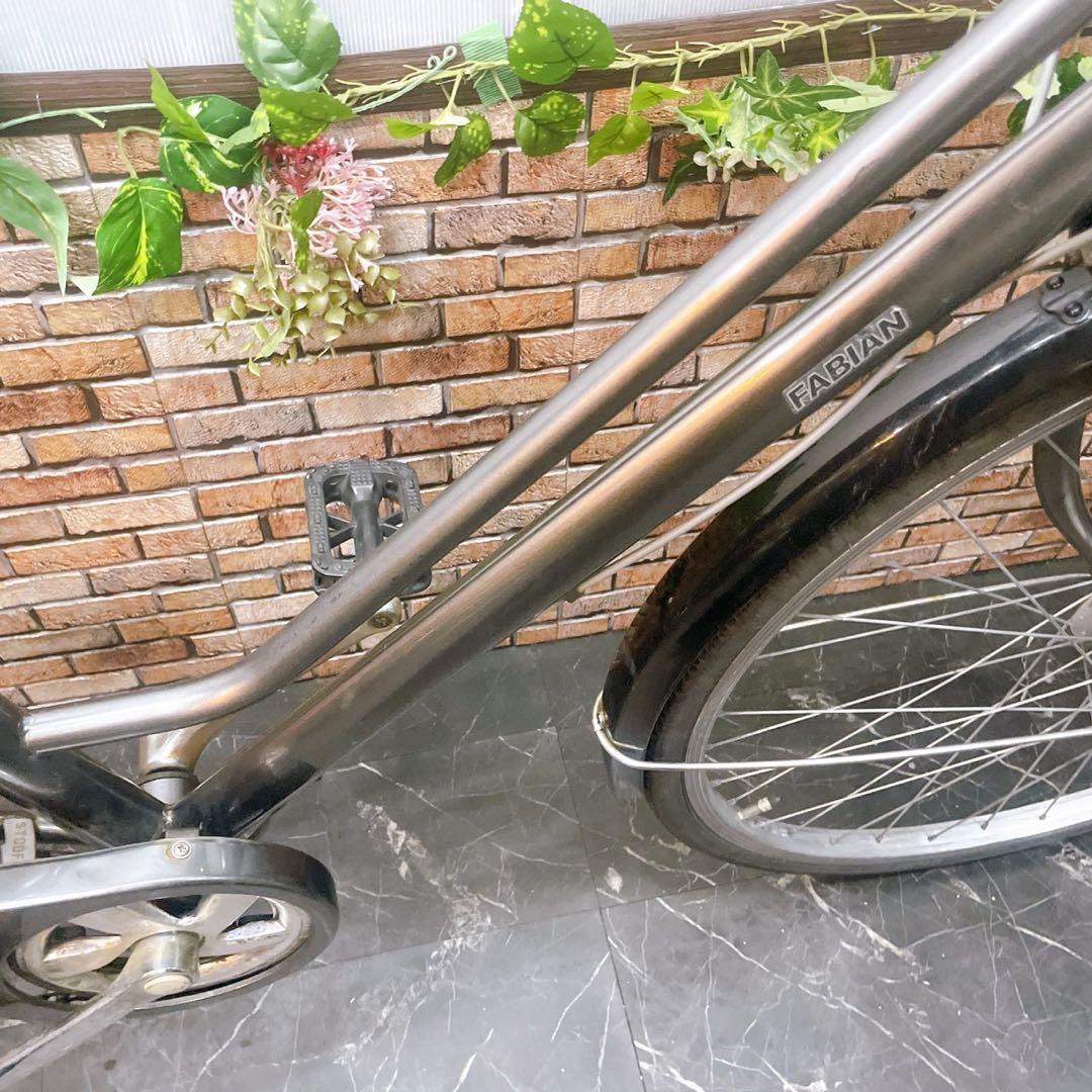 【16】一般車 シティー車 FABIAN ガンメタ 27インチ