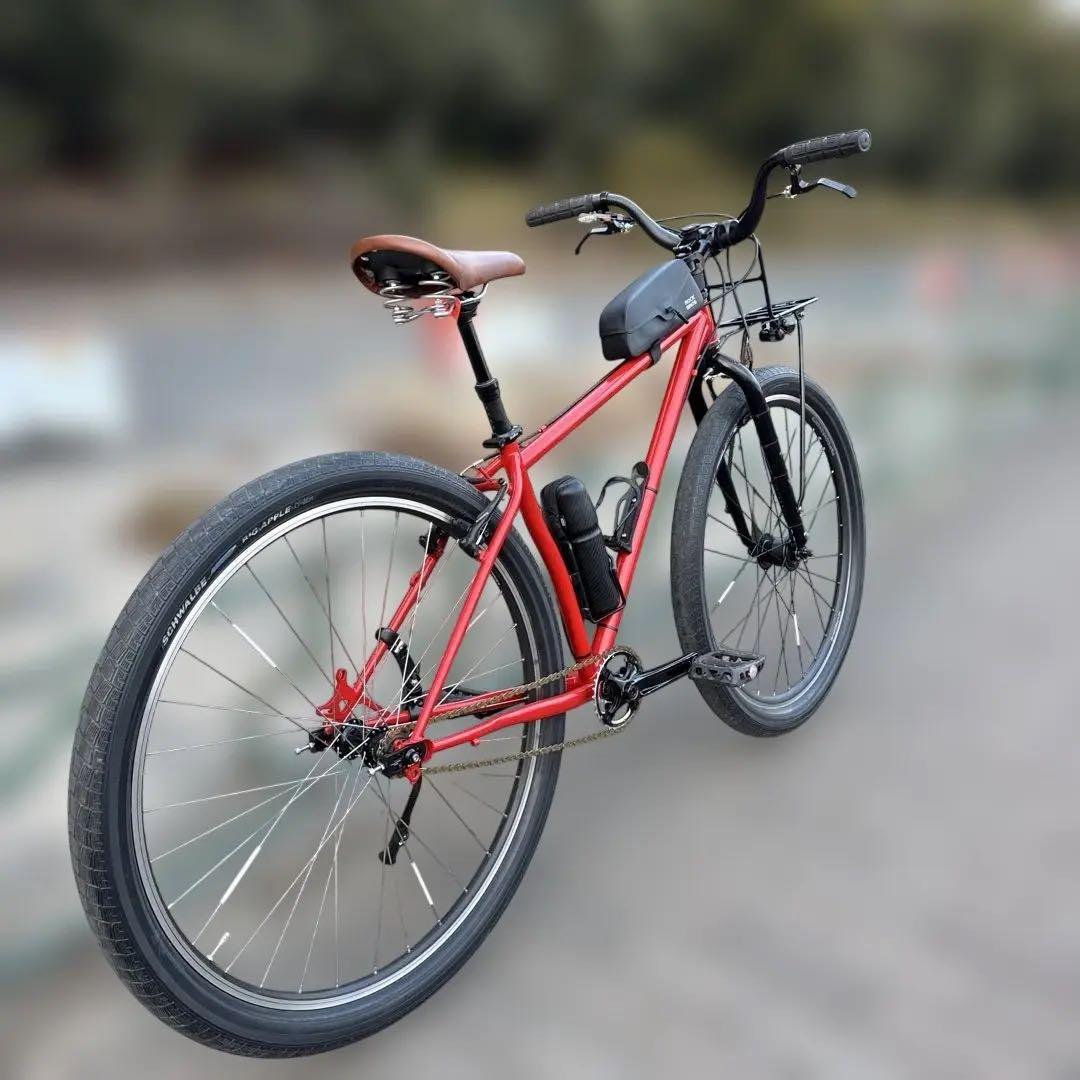 【希少】SURLY 初代カラテモンキー ハブダイナモ＆ドロッパーなど Mサイズ